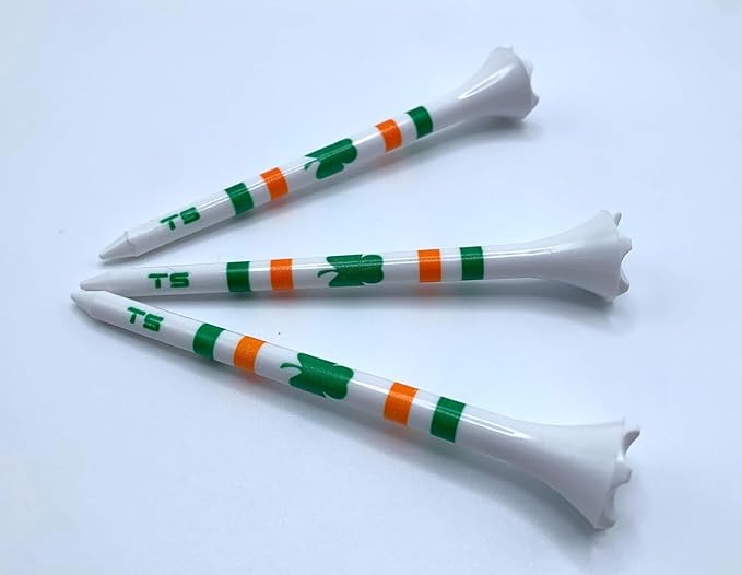 TRUESTRIKE Premium USA Golf Tees – 100-Pack Durable 3¼" / 2¾" Plastic Tees – Made in USA – Perfect Holiday Golf Gift