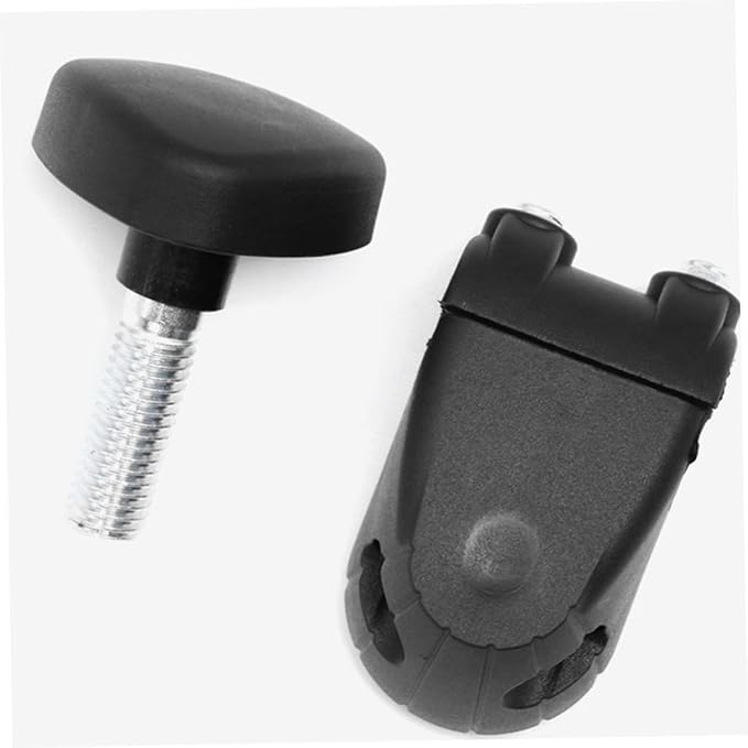 Adjustable Golf Cart Umbrella Holder with Double Bolt Clamp Plastic Stand for Rain and Sun Protection Fits Rounded Handle Umbrellas Stable Mounting Accessory for Golf Trolleys