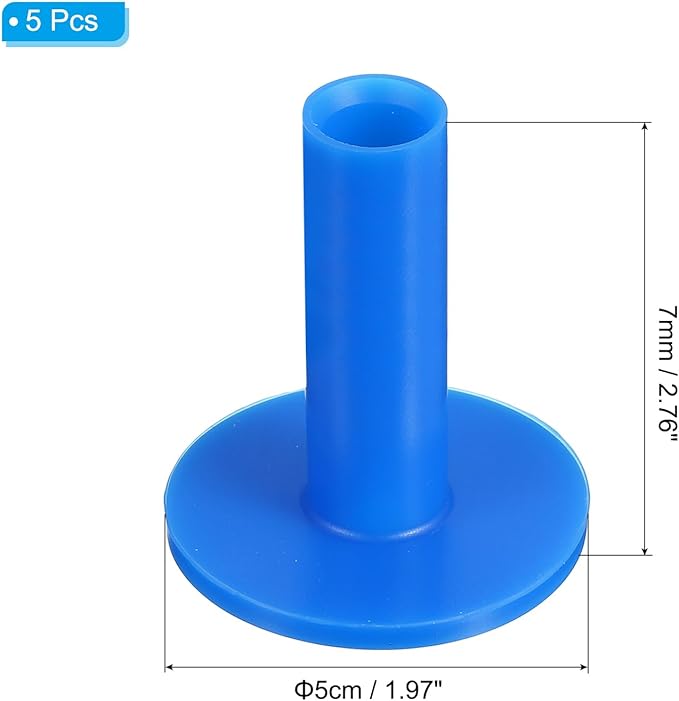 PATIKIL Rubber Golf Tees, Tall Practice Training Driving Range Tee Stable Ball Holder