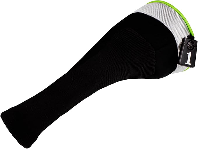Andux 5pcs/Set Mesh Golf 460cc Driver Fairway Wood Club Head Covers Long Neck with No. Tags