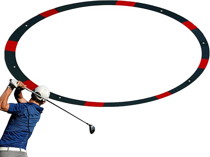 Precision Rings – Golf Chipping Circles, Putting Target Trainer | Flexible Visual Indicator Rings for Green Shot Control and Accuracy Practice, Lightweight Setup for Indoor Lawn Or Backyard Golf T