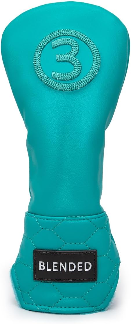 Golf Club Head Covers, Driver Covers Fariway Wood Covers Hybrid Head Covers 3 Wood Headcover Leather Golf Headcover with Number Tag for Scotty Cameron Odyssey Taylormade