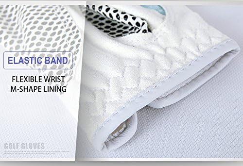 PGM Women's Golf Glove One Pair (4 Color Options), Improved Grip System, Cool and Comfortable