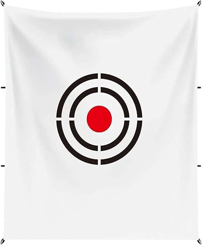 Gagalileo Golf Target Cloth: Protective Net Portable Easy Setup with Ropes Indoor Outdoor Practice All Golfers Training Accuracy for Backyard Garage