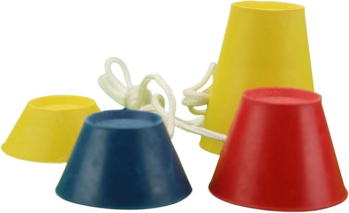 FINGER TEN Rubber Winter Golf Tees with 4 Different Heights 39mm 22mm 16mm 11mm for Frosty Days Durable Golfing Tee 4 in 1 Sizes for Hard Ground Home Driving Range Mat Training Practice