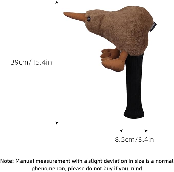 Scott Edward Golf Club Cover Fit Well for Driver or Fairway Wood Golf Club, Funny Cute Animal Design Soft Functional Golf Headcover Stylish Protection for Your Clubs for Men and Women