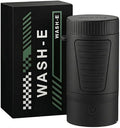 Wash-E Electric Golf Ball Cleaner – Motorized, USB-C Rechargeable, Sleek Compact Design, Portable On-Course Golf Ball Washer – Premium Golf Gift & Golf Bag Accessory