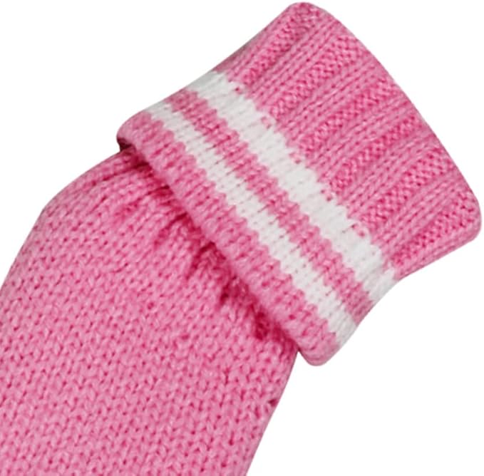 Scott Edward 1/7/10 Pcs Knitted Golf Club Head Covers for Irons Wedge Cuteness and Basically Socks Shape Washable Golf Club Head Protector on Classic Stripes Style，Double Sided Customization