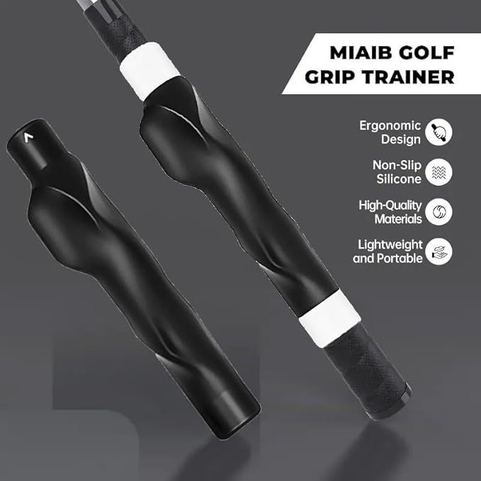 2Pack Golf Grip Trainer,Golf Training Aid Grip Trainer Club,Training Grip Right Hand, to Help Train Correct Hand Position