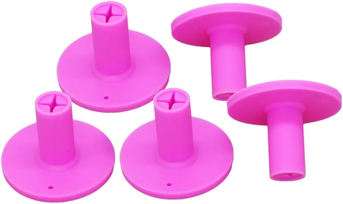 Golf Rubber Tee Holder Set for Golf Driving Range Tee Practice Tool Pack of 5