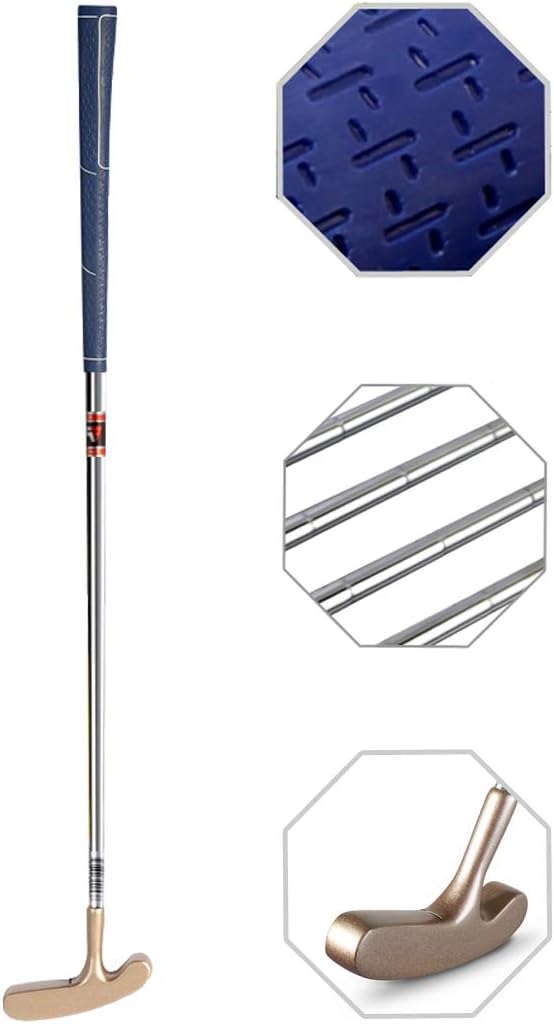 Two Way Junior Golf Putter Stainless Steel Kids Putter Both Left and Right Handed Easily Use 3 Sizes to Choose Freely for Kids Ages 3-5 6-8 9-12