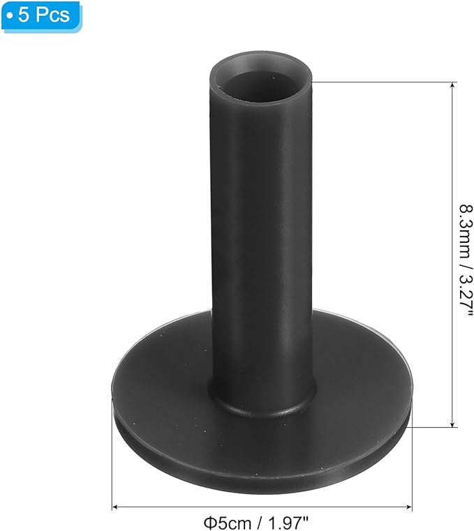 PATIKIL Rubber Golf Tees, Tall Practice Training Driving Range Tee Stable Ball Holder