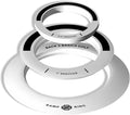 BACK 2 BASICS Golf Putting Rings 3-Piece Set, Golf Tool for Putting Practice Indoor and Outdoor, Ramp Ring & Hole Reducers for Precision Training, Accuracy Drills at Home, Office & Backyard Setups