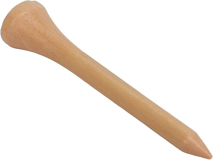 plplaaoo Professional Golf Tees 50pcs Premium Wooden Golfing Tees for Improved Accuracy and Power Durable Maple Wood Golf Accessories