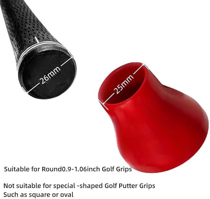 6 Pack Golf Ball Retriever Golf Ball Putter Picker Grip Pick Up Tool,Putter Ball Pick up, Golf Ball Retrievers Pick Up Tool for Quick Installation (Mixed Color)