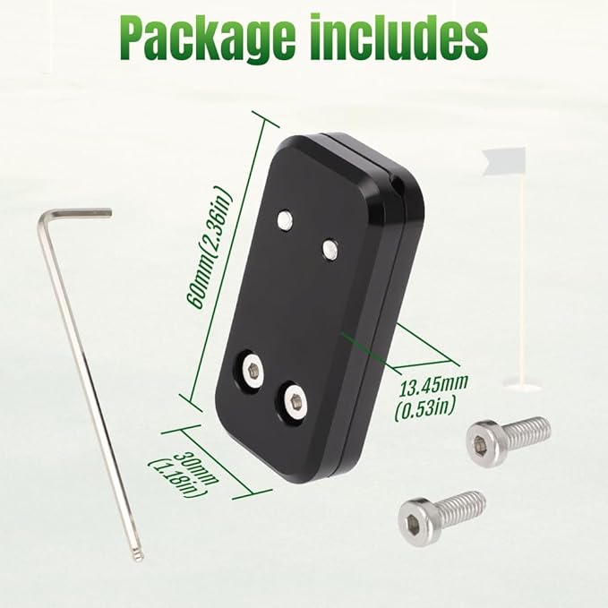 motoparty CNC Clamp for Titleist to Secure Sagging or Drooping Legs for Golf Bag Holders for Any Other Bag with 4mm Parallel Leg Springs