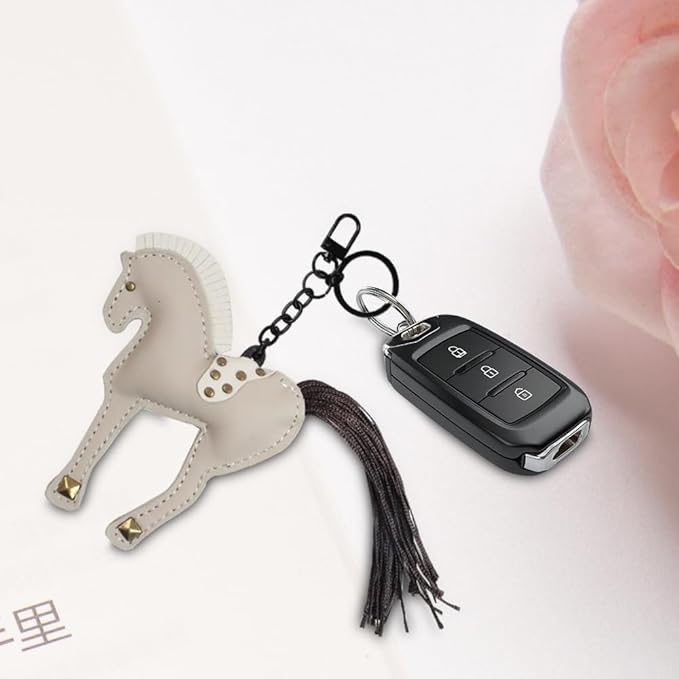 Horse Keychain, Hanging Charm Accessory for Purse, Bag and Backpacks Pony Key Chain for Women