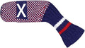 Scott Edward 1/7/10 Pcs Knitted Golf Club Head Covers for Irons Wedge Cuteness and Basically Socks Shape Washable Golf Club Head Protector on Pattern Style Double Sided Customized