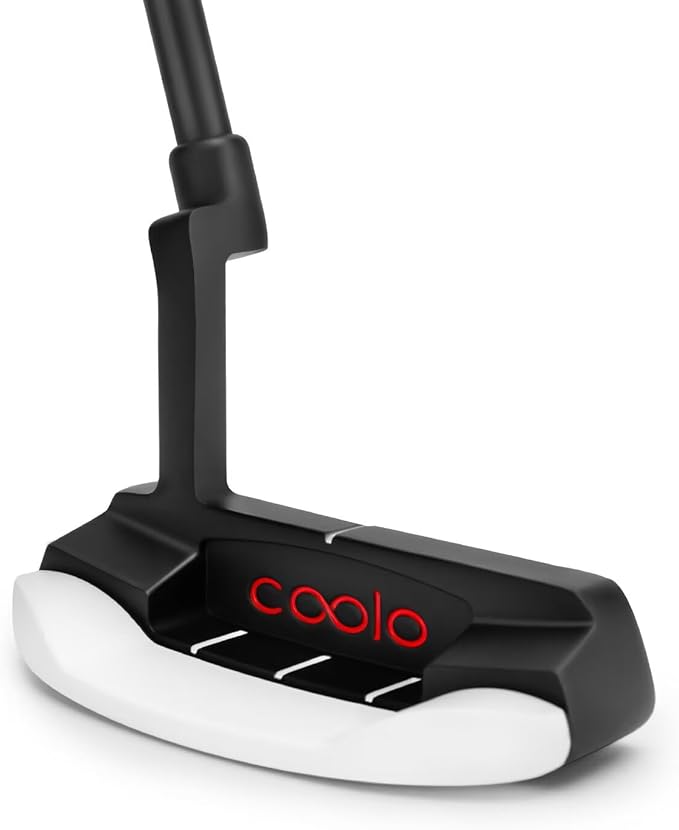 COOLO Low Torque Golf Putter, Provide Greater Stability and Less Face Twisting, Blade/Mallet/Heavy/Center Shafted/Counter Balanced Putter, Oversized Grip, Right & Left