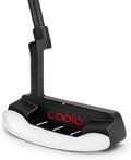 COOLO Low Torque Golf Putter, Provide Greater Stability and Less Face Twisting, Blade/Mallet/Heavy/Center Shafted/Counter Balanced Putter, Oversized Grip, Right & Left