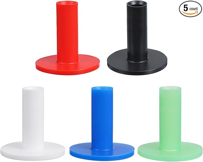 PATIKIL Rubber Golf Tees, Tall Practice Training Driving Range Tee Stable Ball Holder
