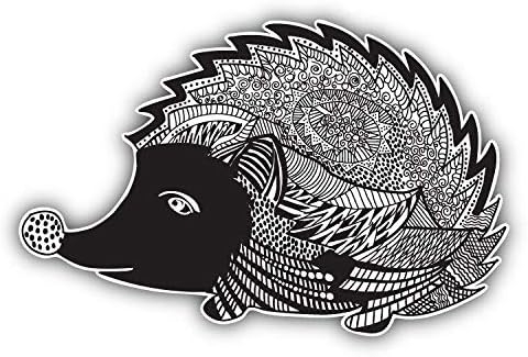 Patterned Hedgehog Golf Hat Clip with Magnetic Ball Marker