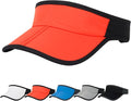 HH HOFNEN Sports Sun Visor Hats Men Women Foldable Brim Lightweight Packable Adjustable Visor Caps Running Golf Tennis