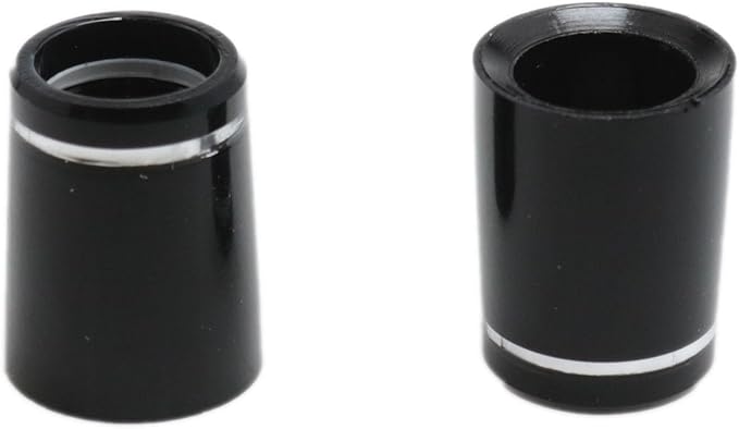 yukata Black Golf Ferrules Golf Club Ferrules Golf Ring Golf Tapered Ferrules 0.335 Golf Club Parts for Most Brands of Irons 10PCS