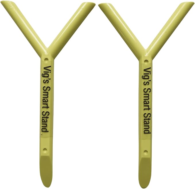 Golf Club Stand | Pocket Sized Lightweight Pocket Size Holder for on the Course | Made in USA | Top Accessory for Clubs Great for Golfing Gifts | 2 Pack