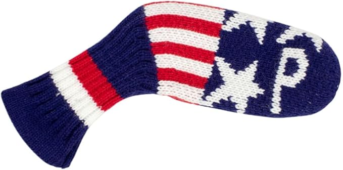 Scott Edward 10 Pcs Golf Club Head Covers for Irons Cuteness Basically Socks Shape Washable Durable Golf Club Head Protector Double Sided Knit Suitable for Most Brands