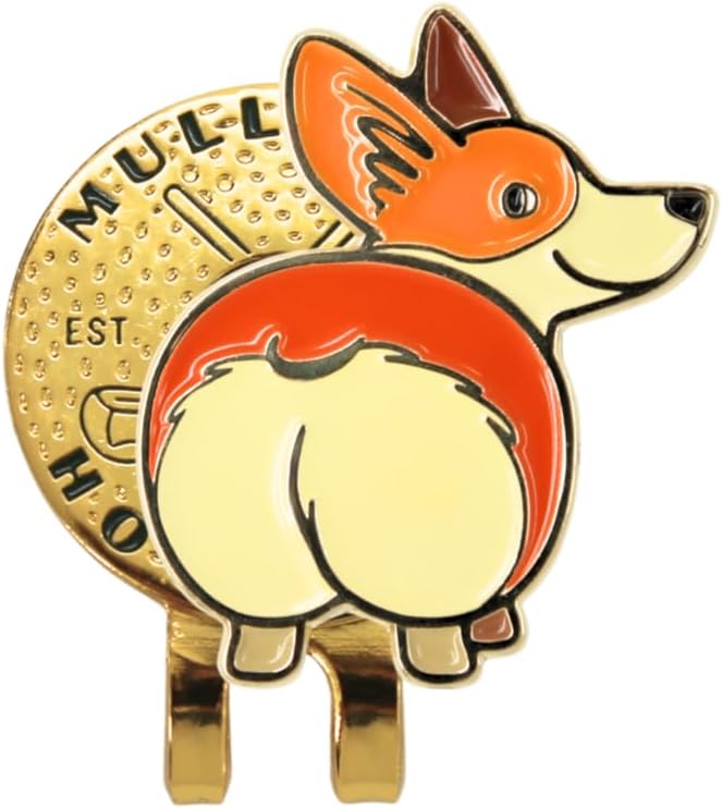 Funny Golf Ball Marker + Premium Magnetic Hat Clip | Unique Gift for Men & Women Golfers | Hilarious Golf Accessory for Any Golfer | NEW Designs!
