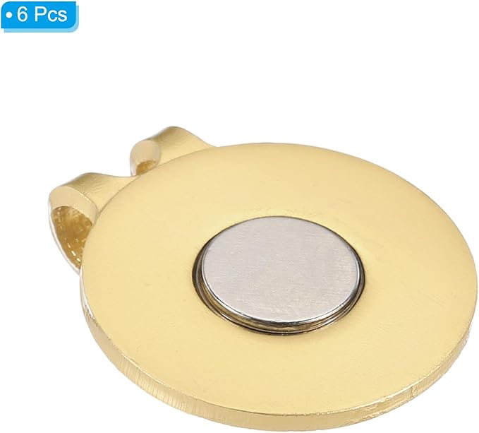 PATIKIL Magnetic Golf Hat Clip, Metal Golf Ball Marker Holder for Golf Caps Gloves