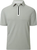 Alex Vando Mens Golf Shirt Moisture Wicking Quick-Dry Short Sleeve Casual Polo Shirts for Men