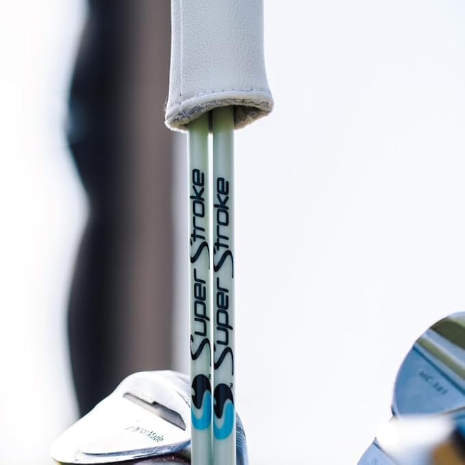 SuperStroke Golf Alignment Sticks 45" Fiberglass Rods, Full Swing Training Aid Kit, Help's with Posture Correction and Shot Accuracy