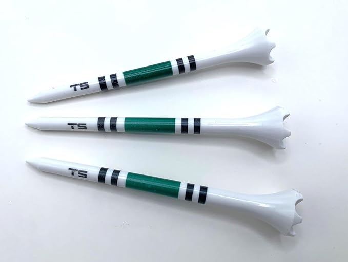 TRUESTRIKE Premium USA Golf Tees – 100-Pack Durable 3¼" / 2¾" Plastic Tees – Made in USA – Perfect Holiday Golf Gift