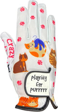 Giggle Golf Women's Golf Glove - Adjustable Strap, Left Hand Gloves for Women
