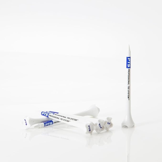 PrideSports PTS Plastic Golf Tees | 30 Count, 3-1/4 Inch | #1 Plastic Tee on Tour | Best for Drivers & Woods