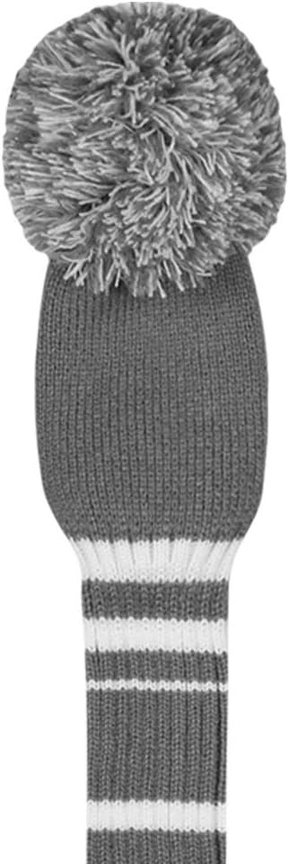 Scott Edward Golf Headcovers for Woods Set of 3 Fits Well Driver(460cc) Fairway Wood and Hybrid(UT) The Perfect Change for Golf Bag Classic Striped Style