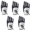 HIRZL Trust Control 2.0 Golf Gloves, All Weather Mens Golf Glove, White/Black, Kangaroo Leather Palm, Cabretta Leather Backhand, Trusted by Pro’s, Sweat Free, Ultimate Grip