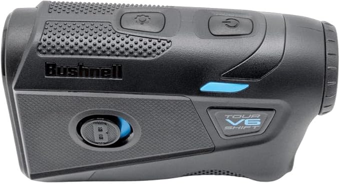 Bushnell Golf Tour V6 Shift Laser Rangefinder with Vice Balls | Slope Compensation, PinSeeker, Magnetic Mount, 1300 YD Range, 6X Magnification | Signature Series Golf Towel