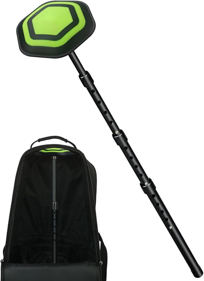 Light Weight Adjustable Golf Bag Stand Telescoping 4 Section Aluminum ABS Bag Holder Stabilizers Anti Slip Base Terrain