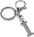 LAXPICOL Gold Letter A-Z Keychain for Women Bag Charms Purse Charms For Handbags Metal Alphabet Initial Letter Keychain