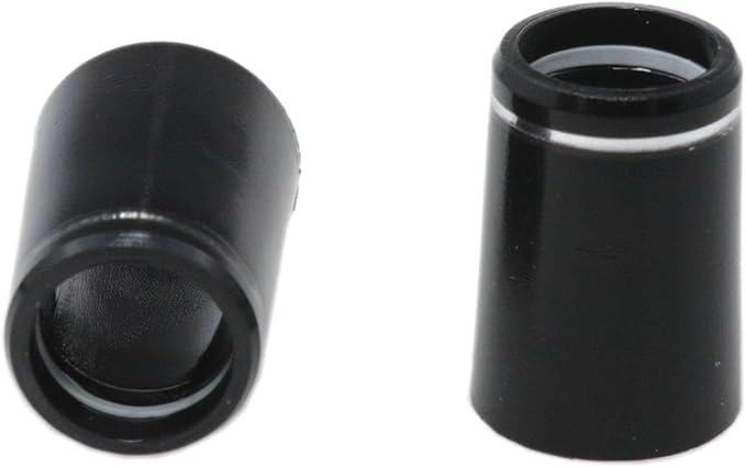yukata Black Golf Ferrules Golf Club Ferrules Golf Ring Golf Tapered Ferrules 0.335 Golf Club Parts for Most Brands of Irons 10PCS
