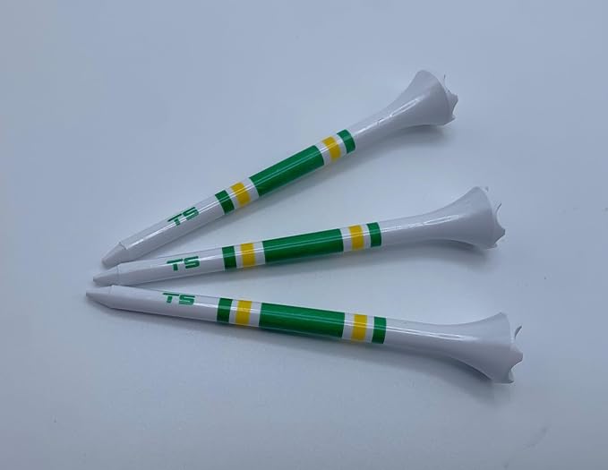 TRUESTRIKE Premium USA Golf Tees – 100-Pack Durable 3¼" / 2¾" Plastic Tees – Made in USA – Perfect Holiday Golf Gift