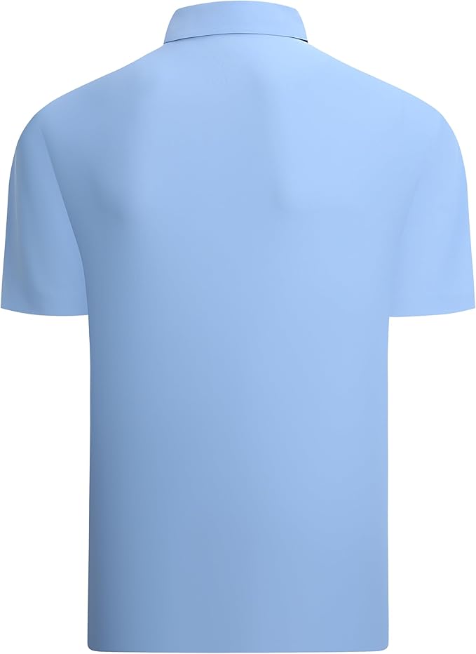 Alex Vando Mens Golf Shirt Moisture Wicking Performance & Polished Style Polo Shirts for Men