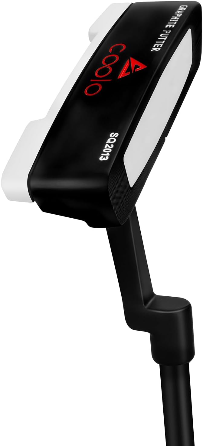 COOLO Low Torque Golf Putter, Provide Greater Stability and Less Face Twisting, Blade/Mallet/Heavy/Center Shafted/Counter Balanced Putter, Oversized Grip, Right & Left