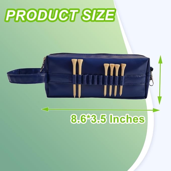 Golf Ball Pouch Bag,Zipper Golf Accessory Bag,Golf Accessory Holder Pouch, Golf Tee Pouch Bag,Golf Accessories for Men/Women