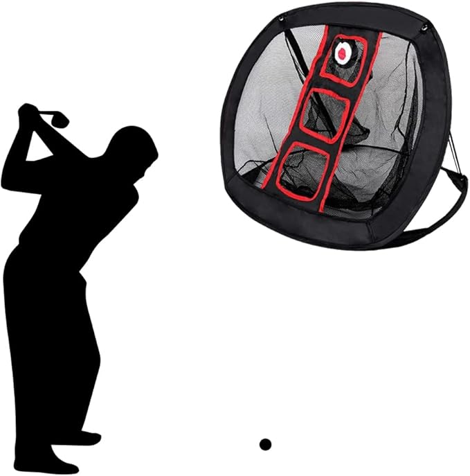 Golf Chipping net | Pop Up Golf Chipping Net | Indoor/Outdoor Golf Hitting net for Accuracy and Swing Practice