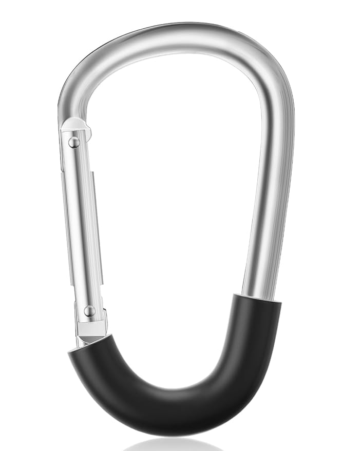 SURDOCA Stroller Hooks - Large, Heavy Duty Universal Stroller Clips and Hooks for Bags - Mommy Hook Accessories