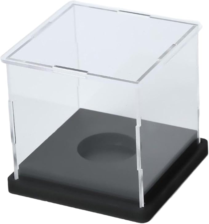 Baseball Case Acrylic Baseball Holder Clear Sturdy Stable Dustproof Stylish Display Cube Storage for Memorabilia Golf Balls